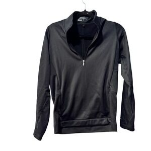 Nike Golf Tour Performance Therma-Fit 1/4 Zip Pullover Black Women's M‎